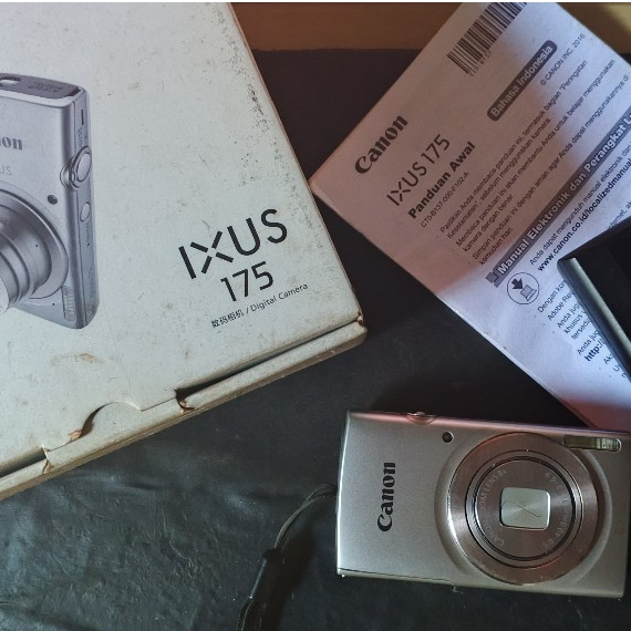 Jual Digital Kamera Canon Ixus 175 bekas pemakaian pribadi minus lens error