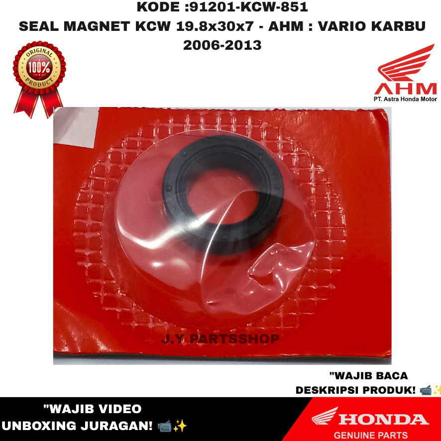 Seal magnet Honda Vario Karbu Original AHM 91201-KCW-851
