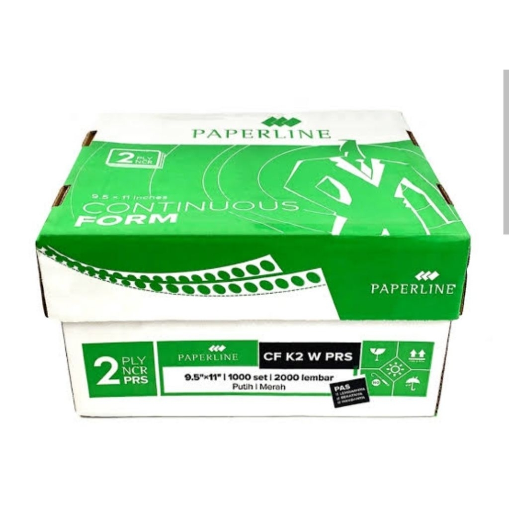 CONTINUOUS FORM 2PLY WARNA PRS BAGI 2 PAPERLINE
