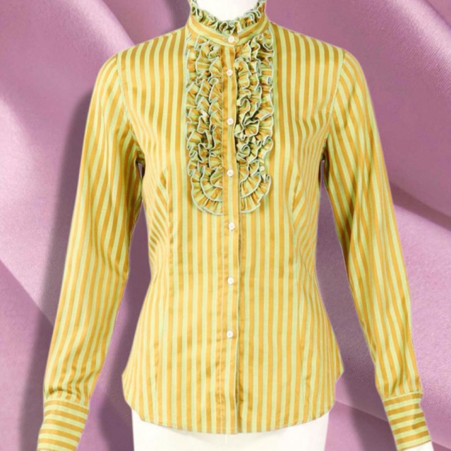 Etro Milano Women Ruffle Button Up