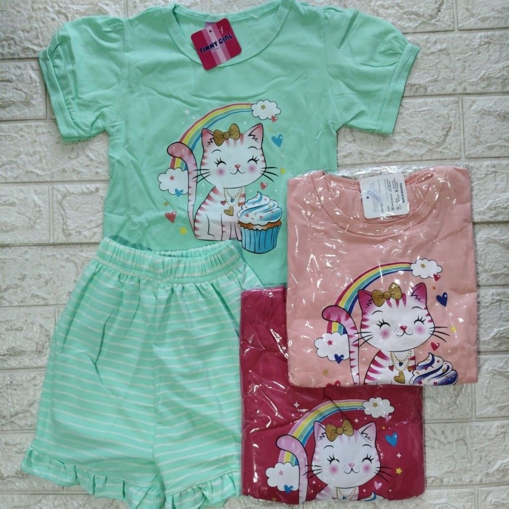 timmy girl xl celana pendek  print