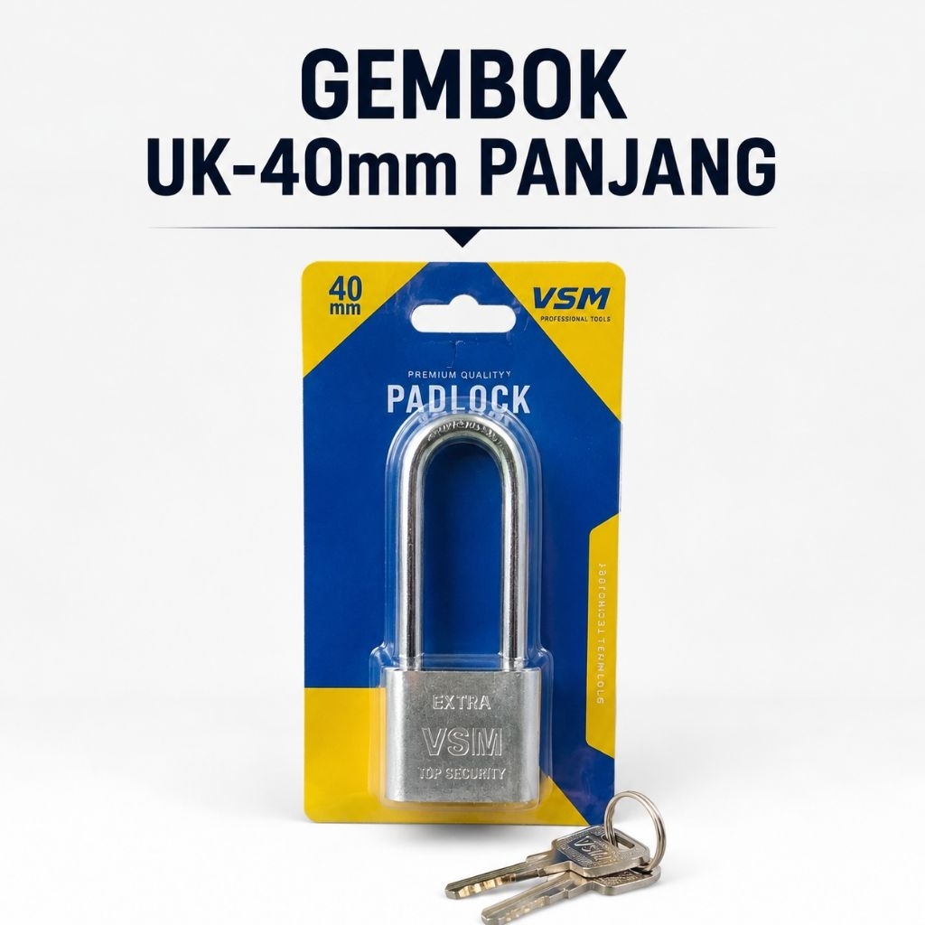 (TERMURAH) GEMBOK UK-40mm PANJANG GEMBOK PAGAR RUMAH KAMAR COCOK