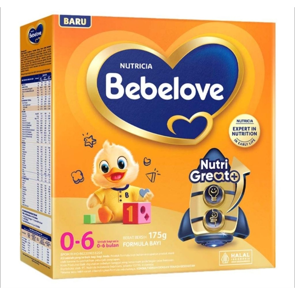 Bebelove susu bubuk bayi usia 0-6 bulan