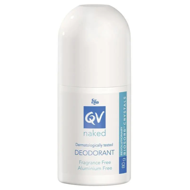 Ego QV Naked Deodorant Roll On 80g - Anti Bau Badan Kulit Sensitif