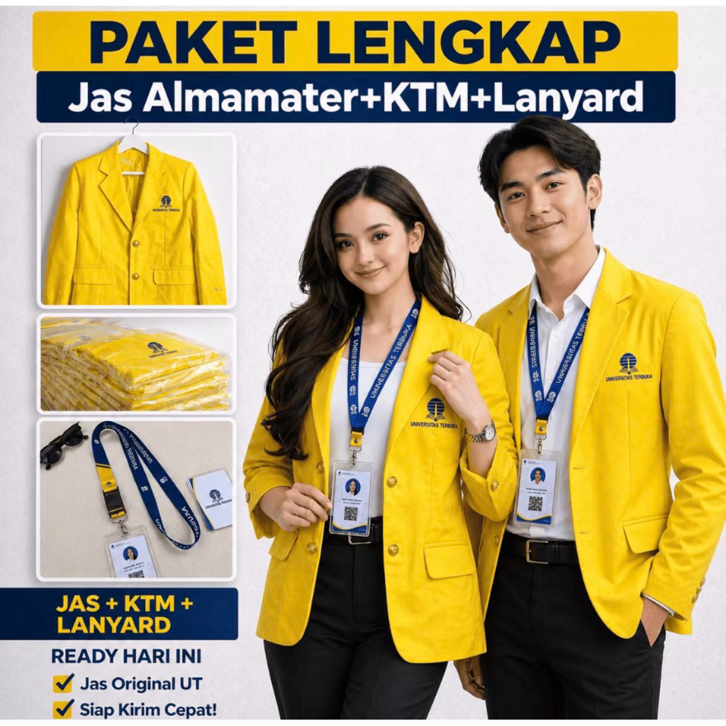 Paket lengkap UT Jas + KTM
