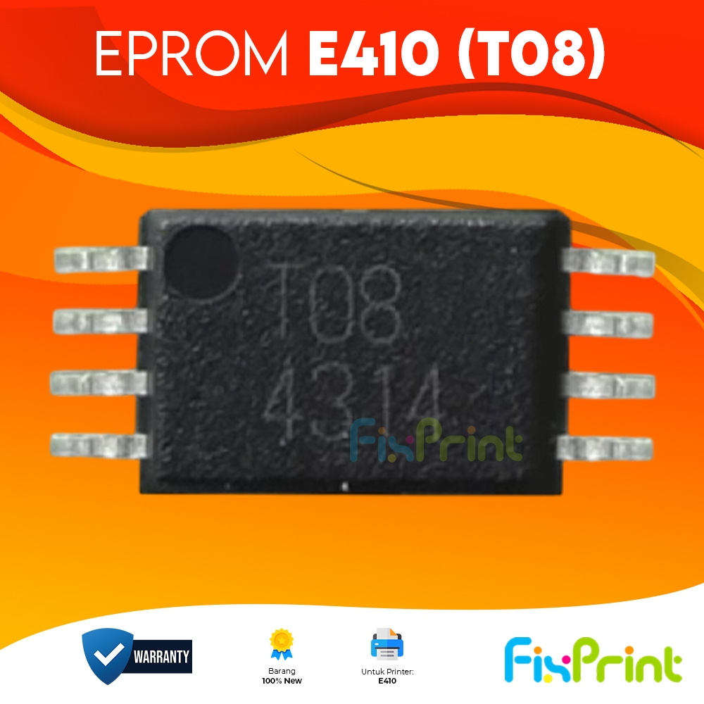 IC Eprom Canon E410 New Model T08  Resetter Printer Canon E410