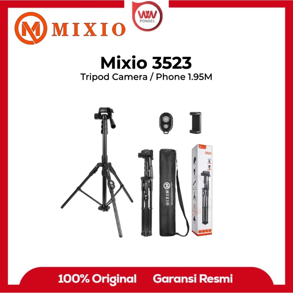 MIXIO 3523/3521 Tripod Bluetooth Remote 1.95M/2M