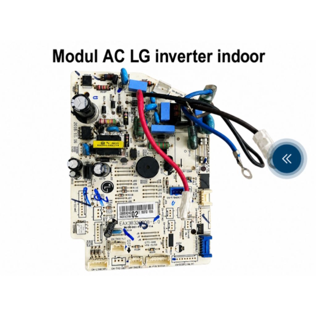 Modul PCB INDOOR AC LG DUAL INVERTER SMART inverter putih