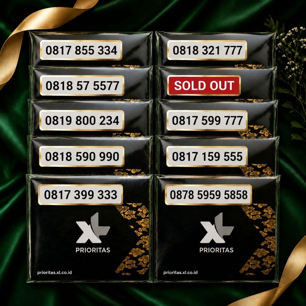 nomor cantik XL 10 digit prioritas