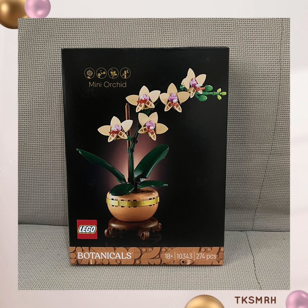 Lego Botanicals Mini Orchid Pot Bunga Pohon Anggrek 10343 mainan anak 100% asli original