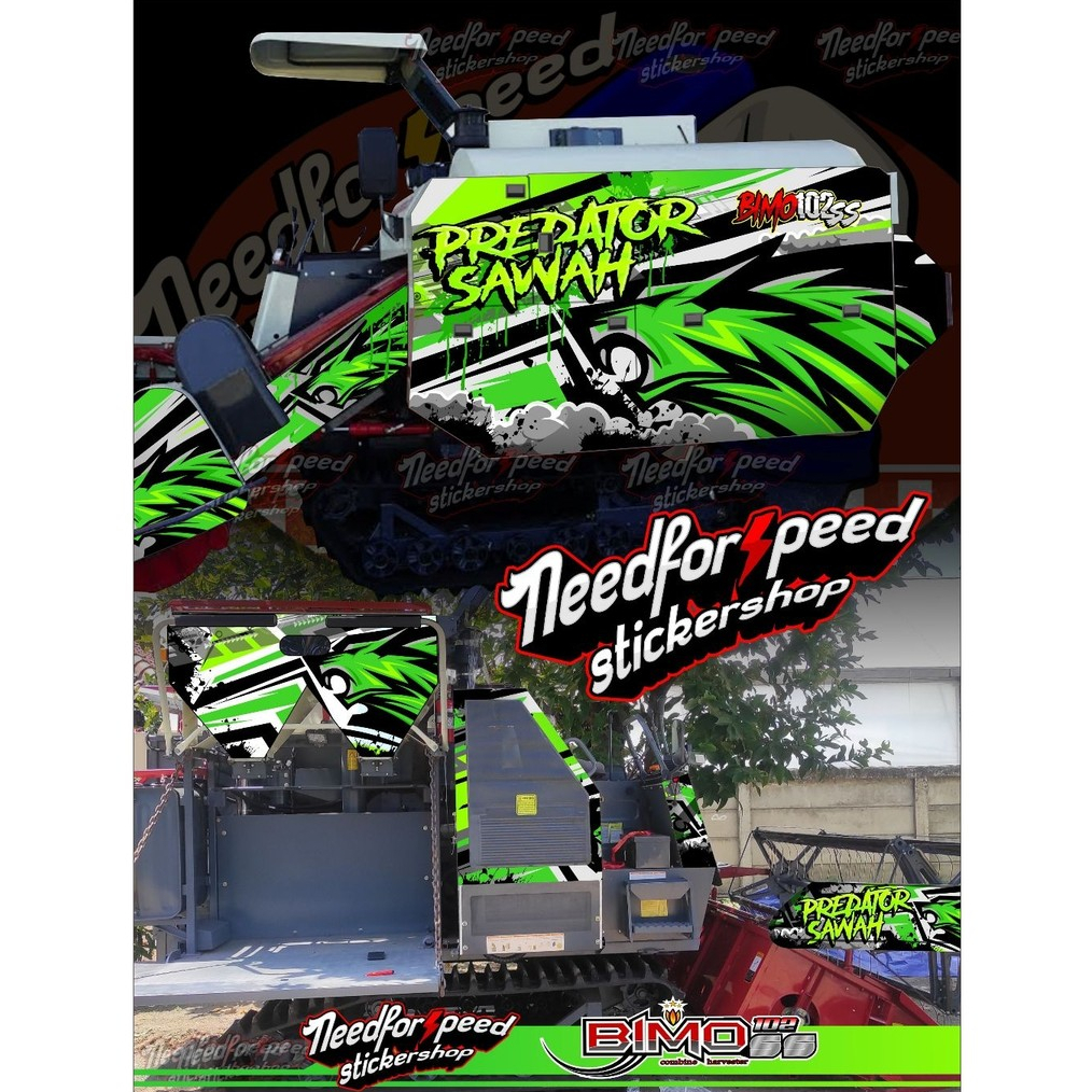 DECAL STICKER COMBINE BIMO102 SS