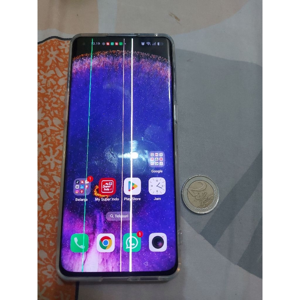 lcd copotan oppo find x5 pro