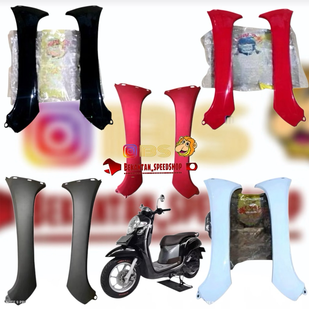 Tebeng/sayap samping depan scoopy esp (K93) 2017-2019