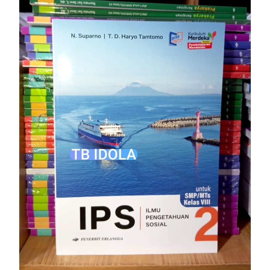 Buku IPS Kelas 8 SMP Kurikulum Merdeka PM Erlangga