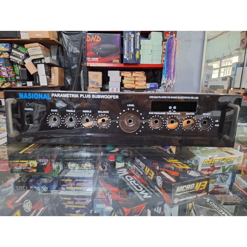 BOX POWER AMPLIFIER SOUND SYSTEM NASIONAL 205 BOSTEC