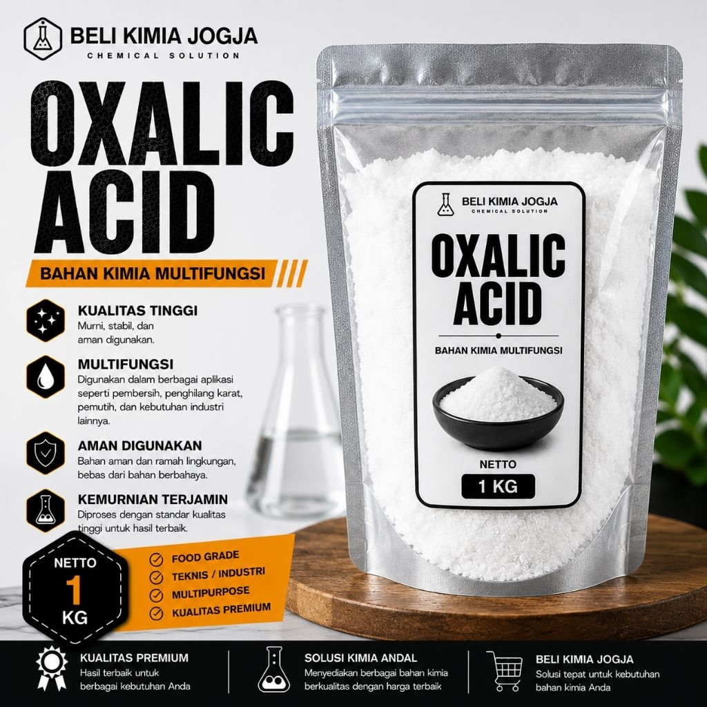 Oxalic Acid / Asam Oksalat / Osasir 1Kg