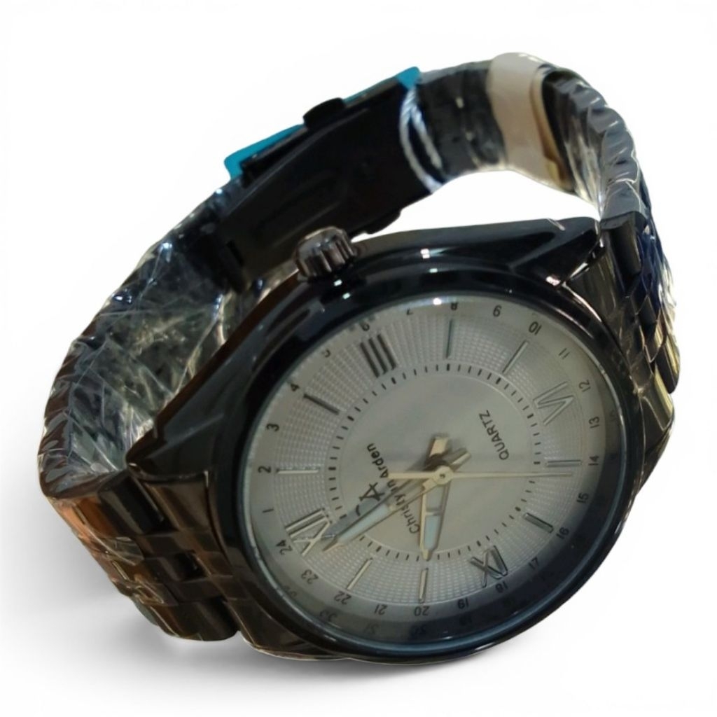 Jam Tangan Pria Christyan Arden Original Classic Romawi Rantai Stainless