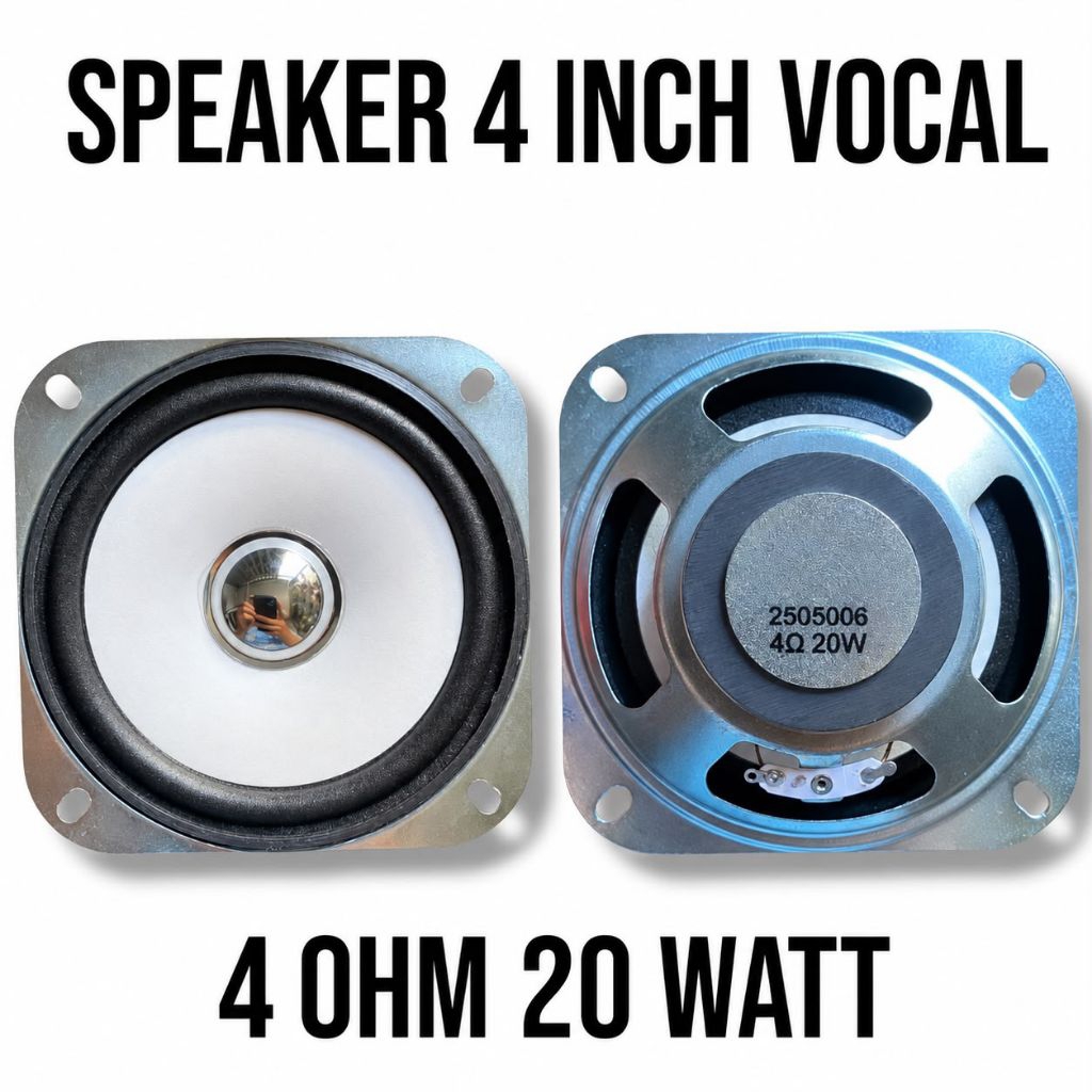 SPEAKER 4 INCH BASS VOCAL FOR AMPLIFIER SPEAKER 4 INCH 4 OHM