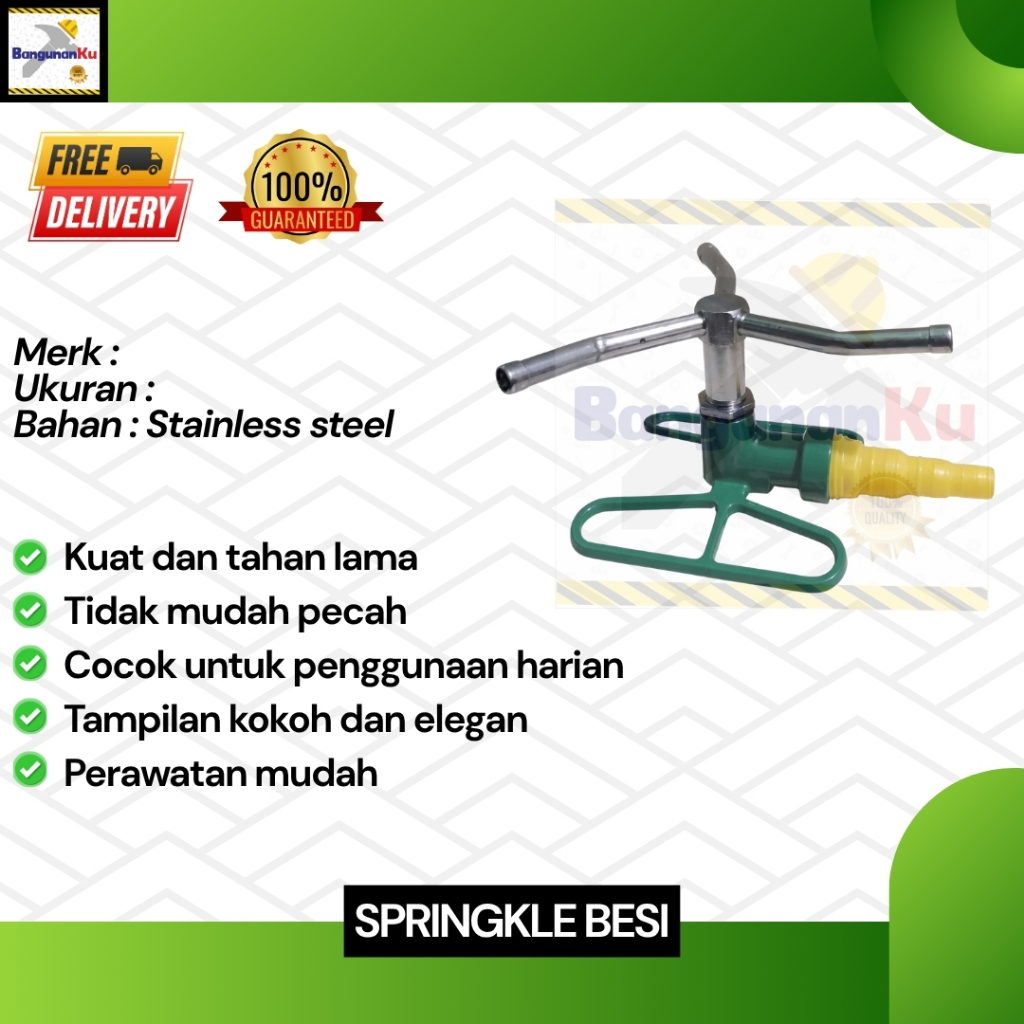 Sprinkler Air Taman / Sprinkler Selang Air / Penyiram Rumput / Penyemprot Taman