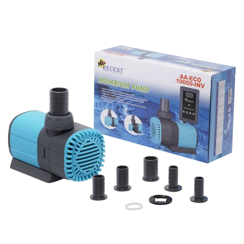 POMPA CELUP AIR AQUARIUM/KOLAM RECENT AA ECO INVENTER 6000 10000 16000 22000 POMPA CELUP PREMIUM