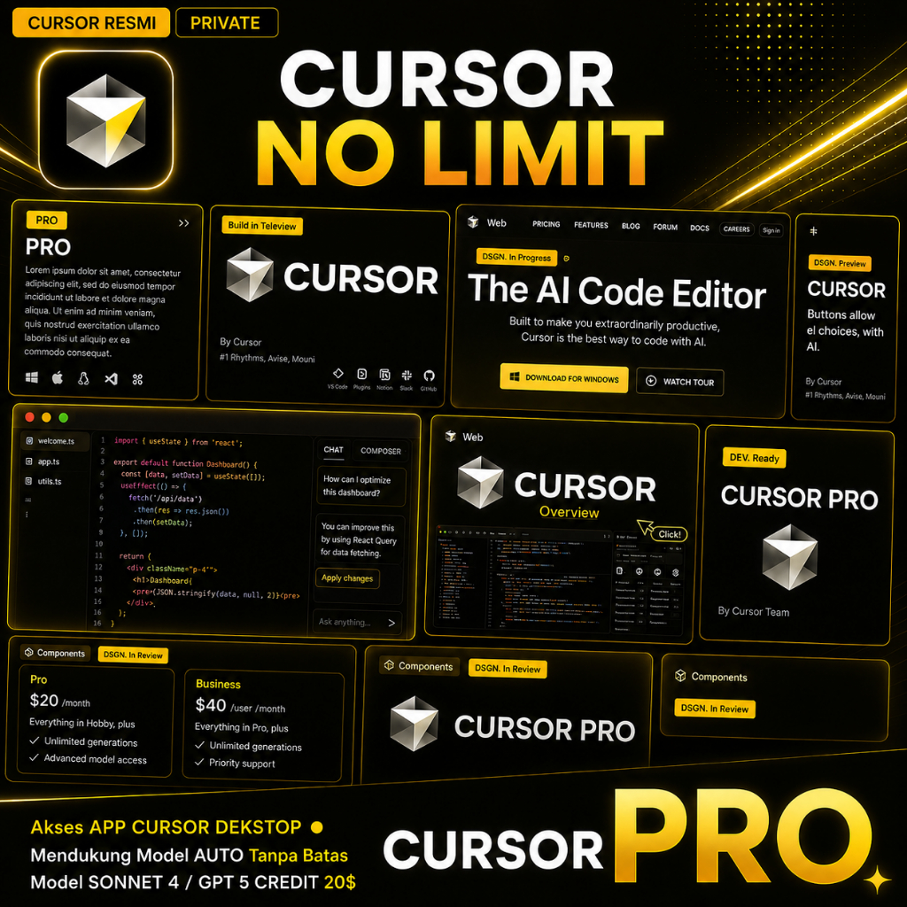 API adaCODE Cursor AI  Private NO limit