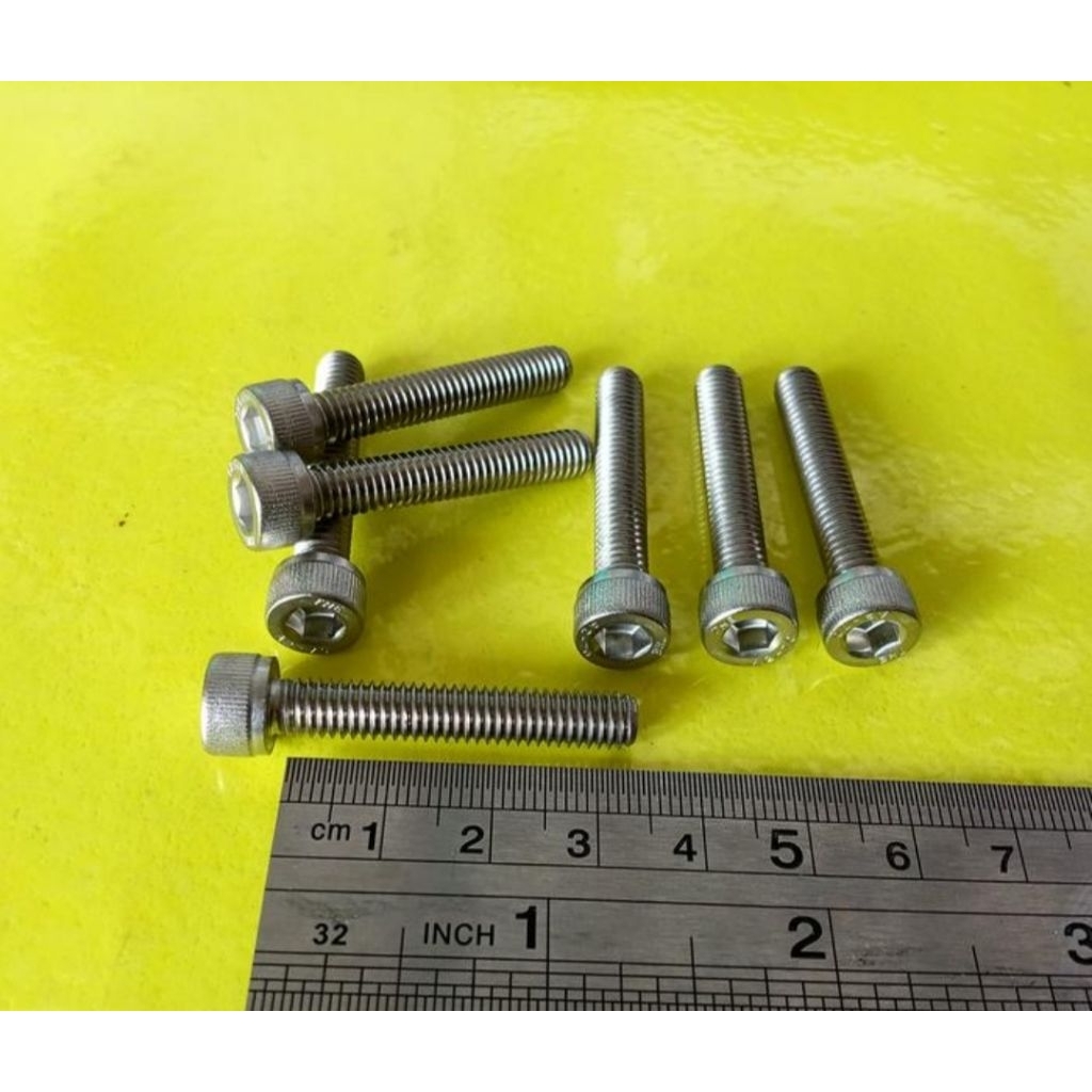 Baut Kunci L Stainless M6 (M6x60 - M6x110)