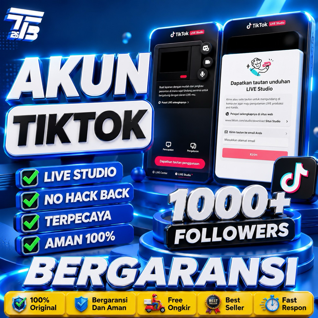 Akun TikTok 1K Live Studio