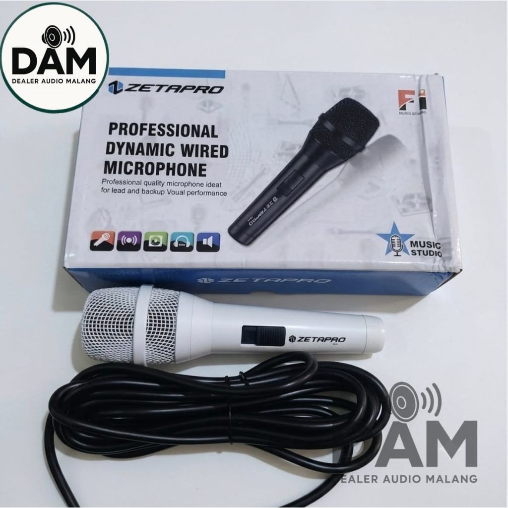 Microphone Mic Kabel Zetapro F1 Original