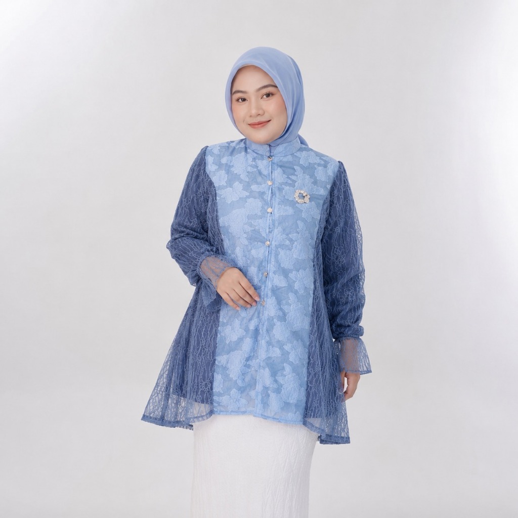 ALODIE TUNIK BUSUI FRIENDLY TUNIK BROKAT-ATASAN WANITA