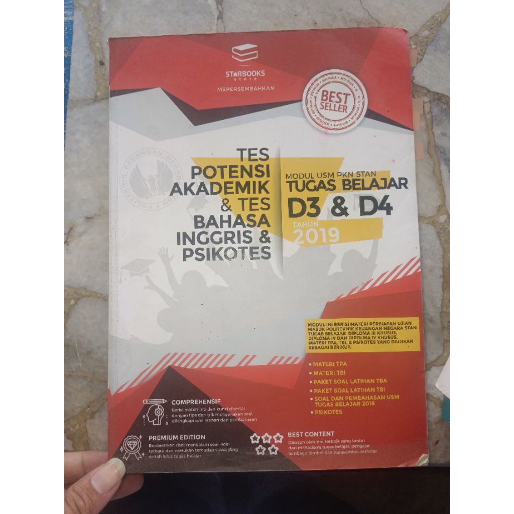 Modul USM PKN STAN Tugas Belajar D3 & D4 Tahun 2019 - Starbooks Store