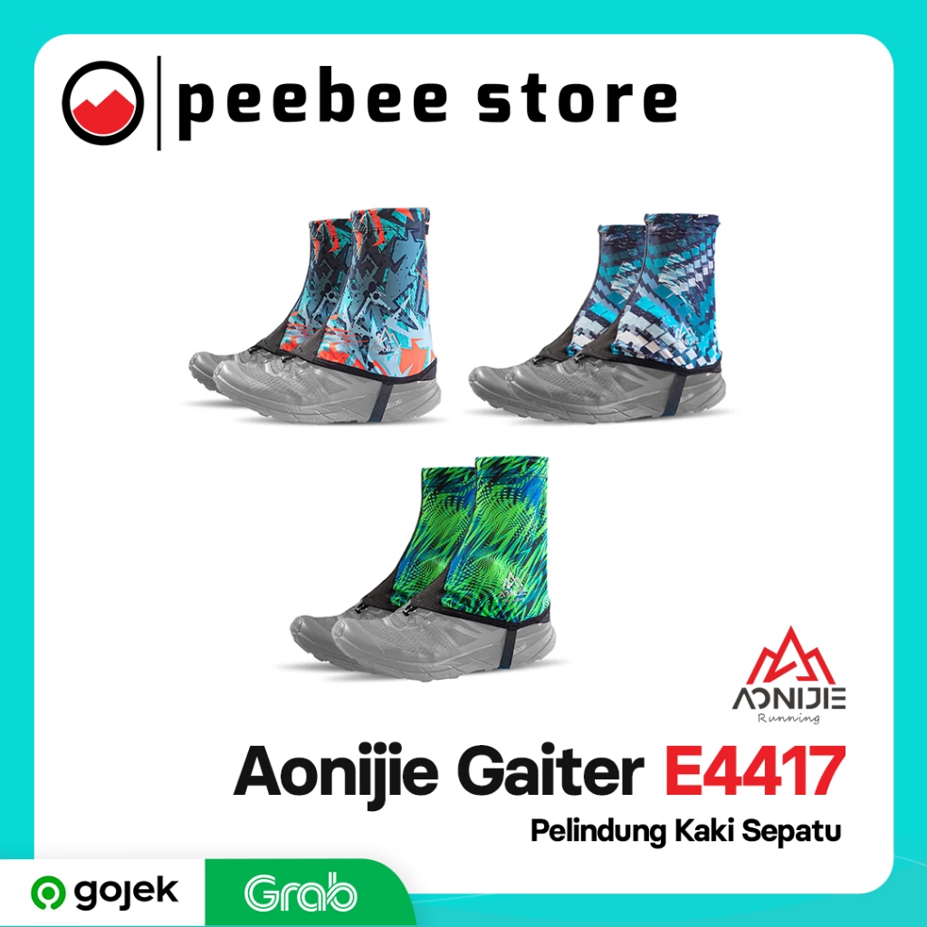 Aonijie Gaiter E4417 Pelindung Kaki Sepatu - Trail Running