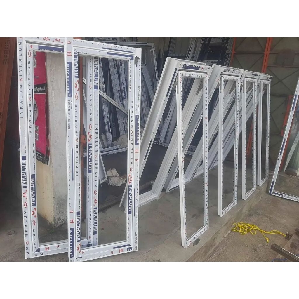KUSEN JENDELA aluminium uk L40xT120 bisa costum ukuran