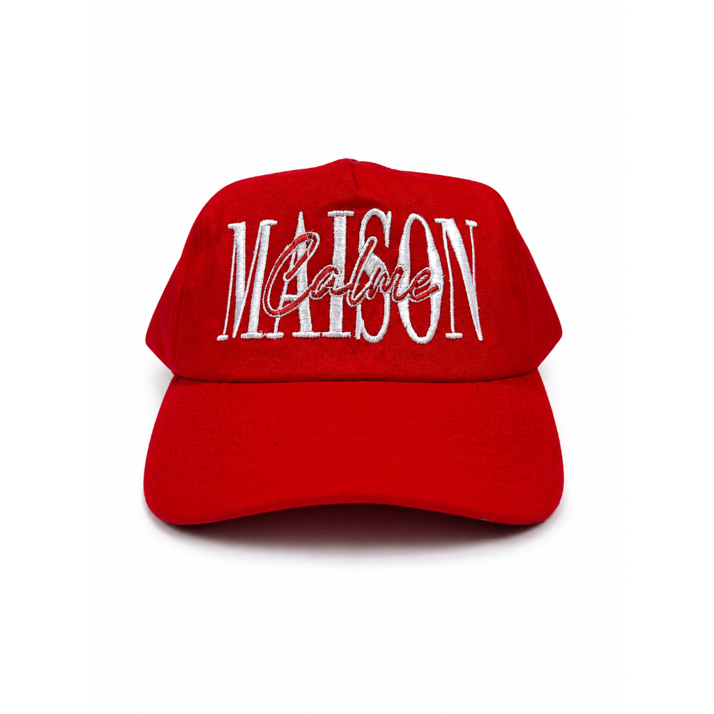 Maison Calme - Red Snap back - Topi Snapback Unisex