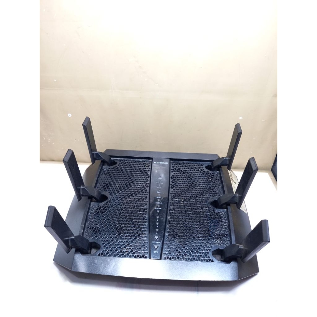 ROUTER NETGEAR NIGHTHAWK-X6-AC3200-R8000_THREE BAND WIFI_TESS NORMAL UNIT+ADAPTOR