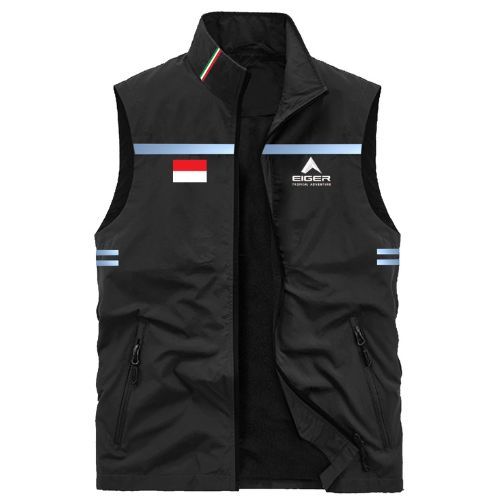 Rompi Outdoor Eiger Rompi Zipper Eiger, Rompi Pria Dan Wanita, Rompi Eiger Premium