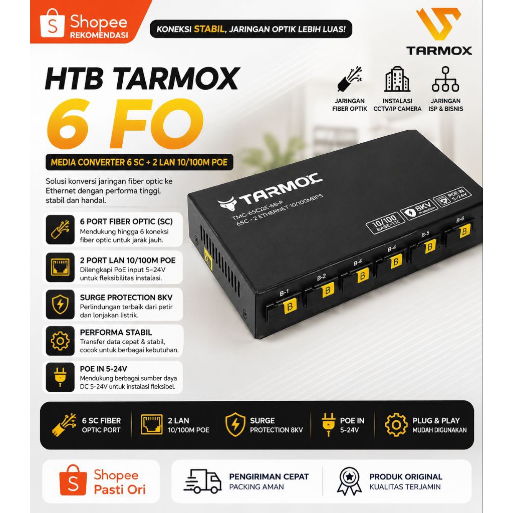 HTB TARMOC 6FO 2 LAN  2UNIT