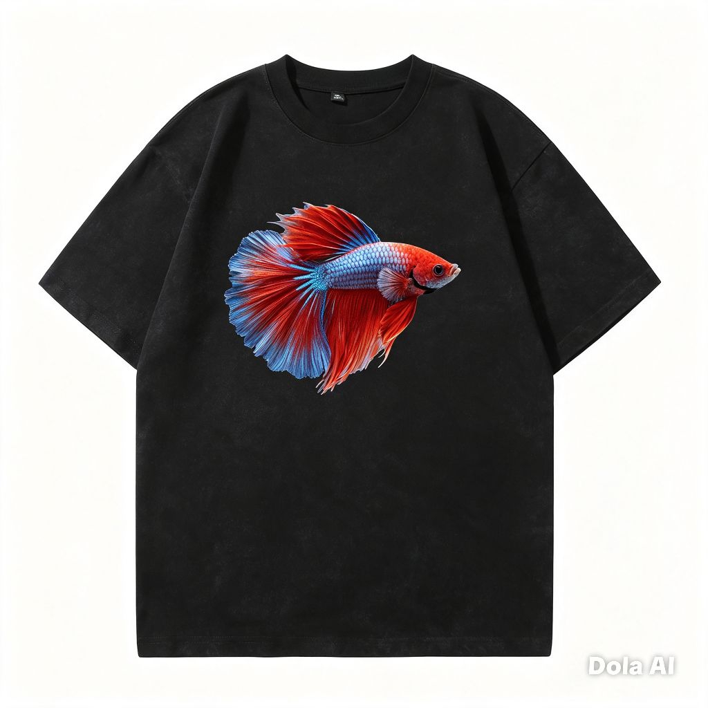 kaos logo ikan cupang