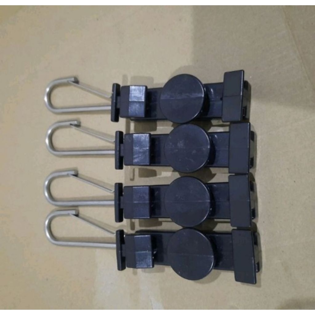 S clamp / s klem / clamp dw dc / pengait kabel fo /dropcore / ftth / klem hook /klem keong / segitig