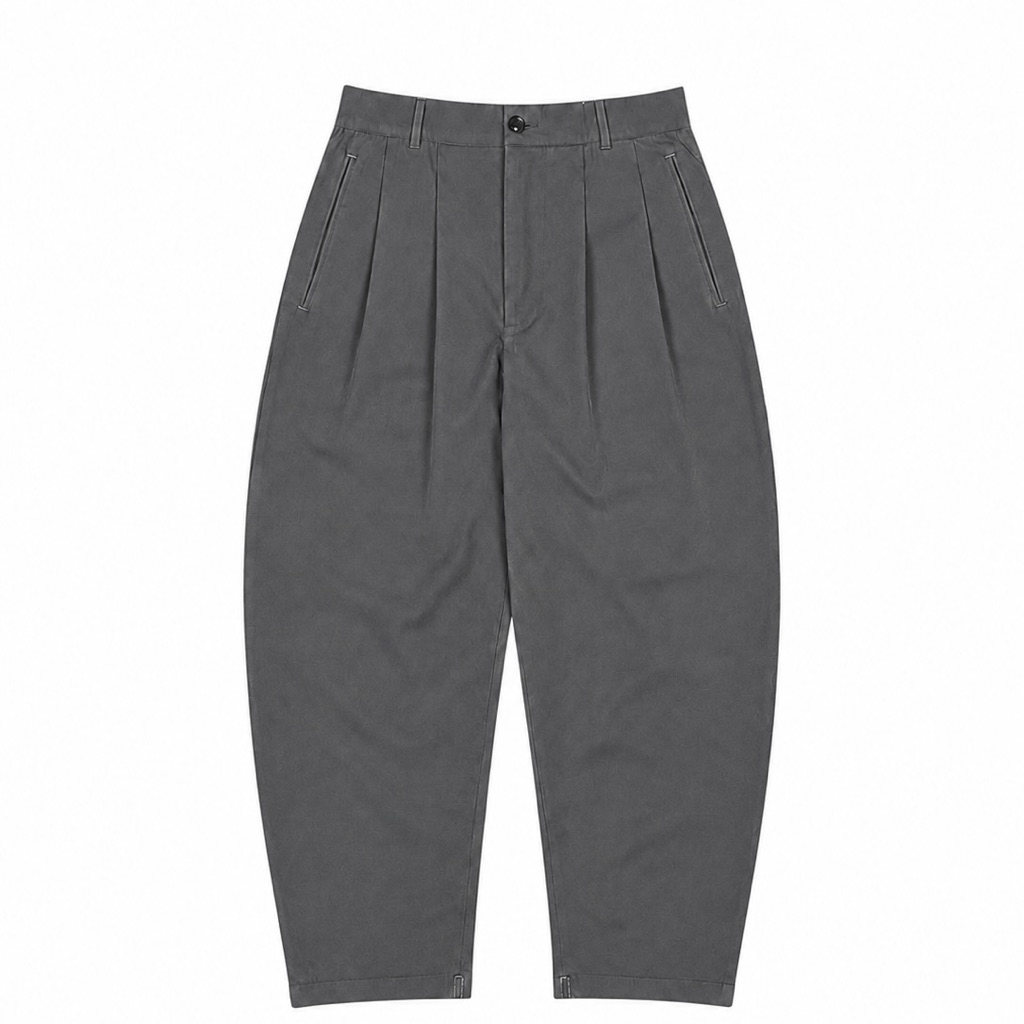 Emporio Armani Made In Italy Vintage Pleated Trousers Regular Fit