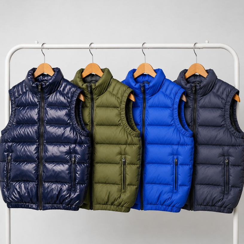 Puffer Vest Jacket By Bershka