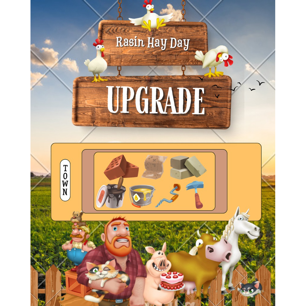1 PCS ALAT KOTA/TOWN HAY DAY