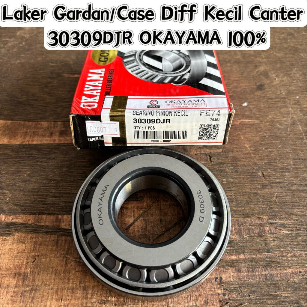 Laker Pinion Kecil 30309DJR OKAYAMA 100% / Laher Gardan Kecil 30309JR okayama / Laker 30309DJR okaya