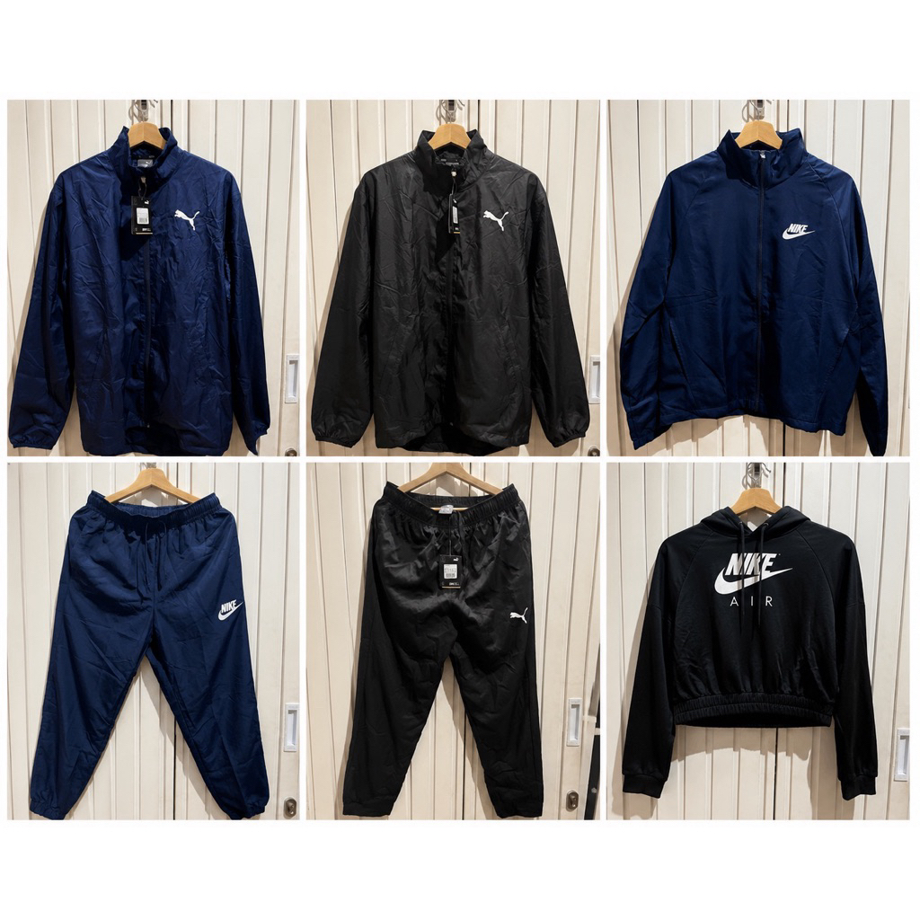 Track Jacket, Pants, Puma, Nike, Polo ORIGINAL HOOPS STORE INDONESIA, Barang Bundlingan RAFFLE