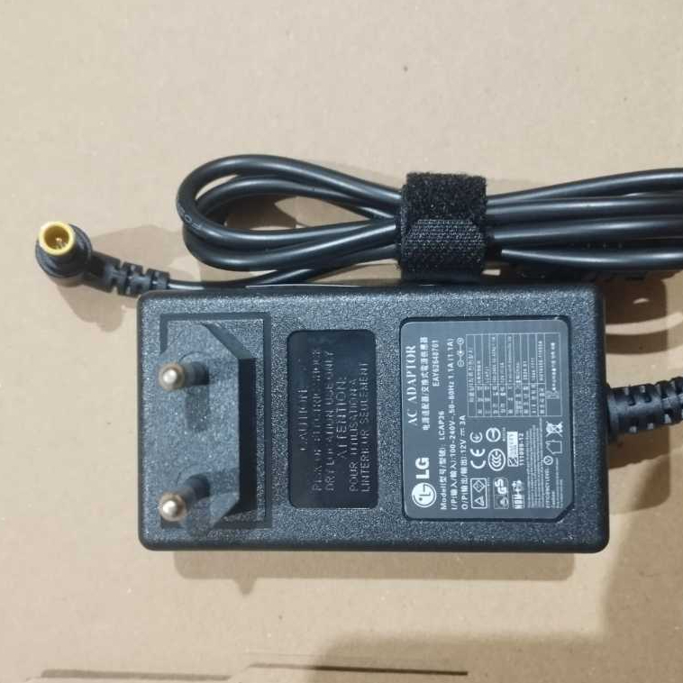 Adaptor Casan Lg Flatron W1643S, 22MN42A, W1943S, E1960, E1960S, E1960ST 12v 3A