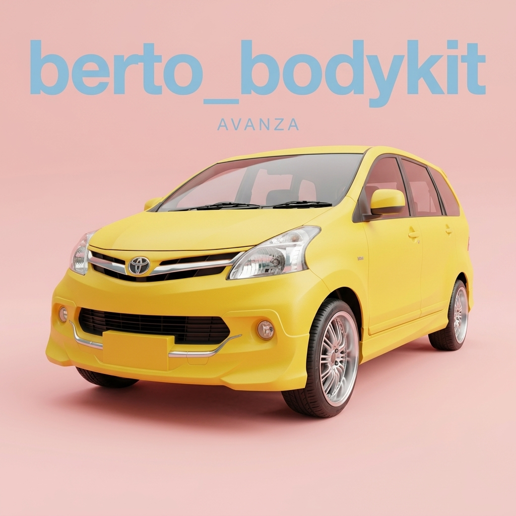 AKSESORIS MOBIL MASEH BUMPER BODYKIT DEPAN DAN BLAKANG AVANZA LUXURY .