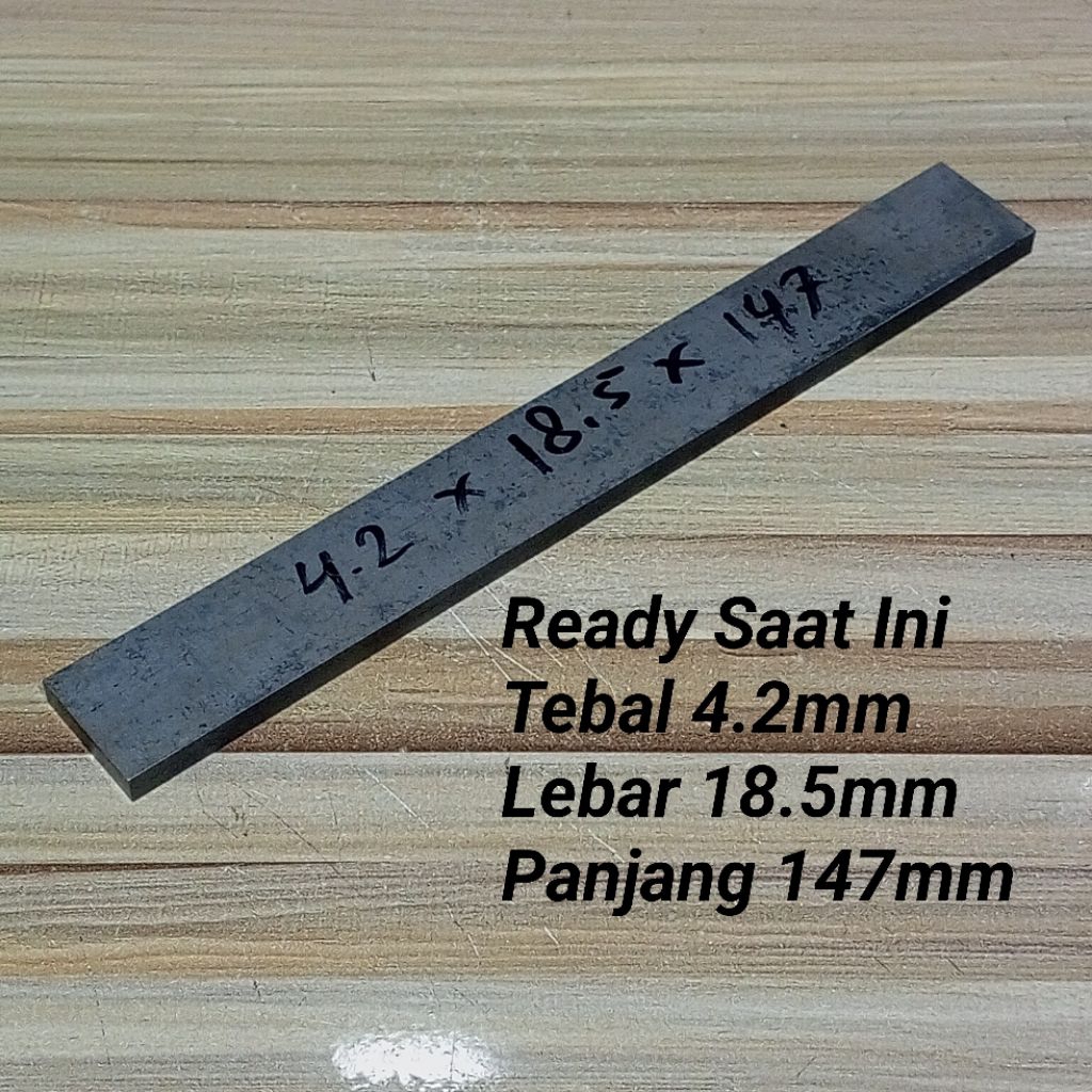 Plat carbide 4.2 × 18.5 × 116 mm material carbide strip potong cutting bubut