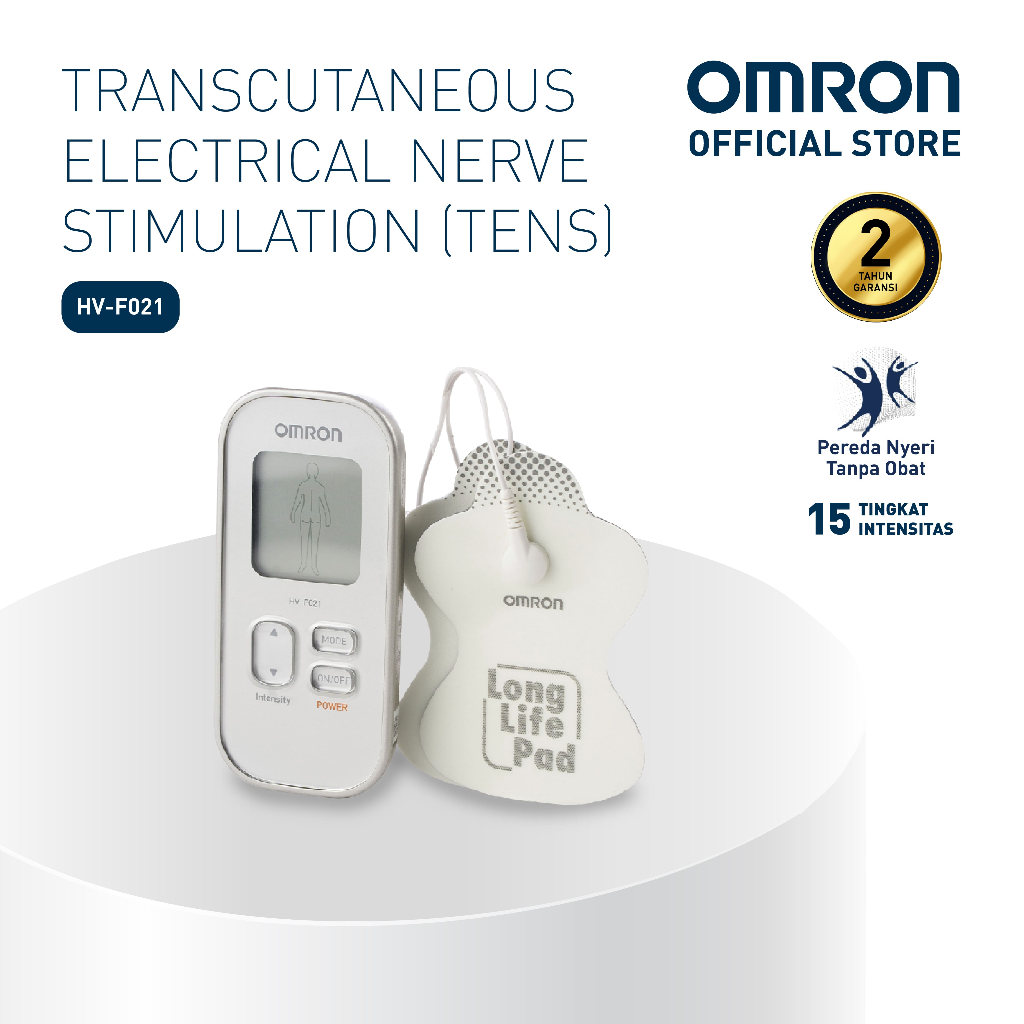 Omron HV-F021 Alat Pijat Elektronik TENS untuk Lengan, Punggung, Kaki, Bahu & Sendi