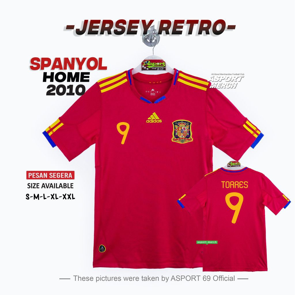 JERSEY RETRO SPANYOL HOME 2010