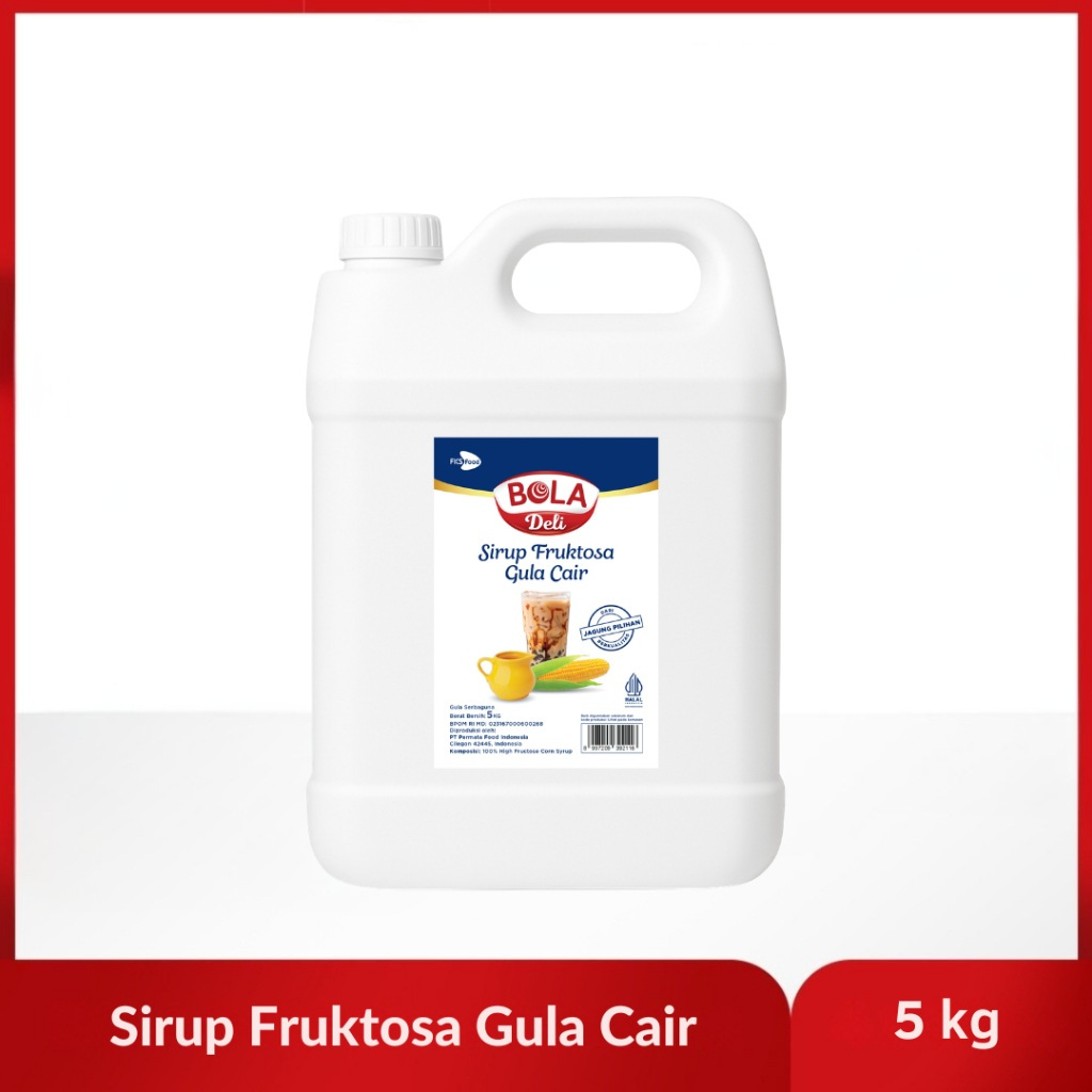 BOLA Deli Gula Cair Fructose Sirup Fruktosa 5 Kg Jerigen