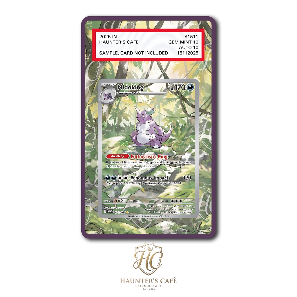 Nidoking #174 Pokemon Scarlet & Violet 151 (Custom Extended Art)